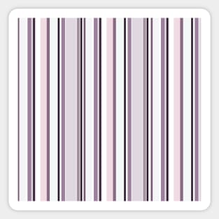 Vertical stripes in purple color harmony Sticker